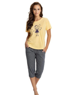 Dámské pyžamo model 18822724 yellow - Luna