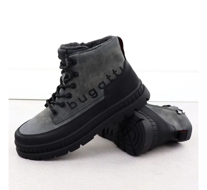 Bugatti šedé pánské kotníkové tenisky SS153072