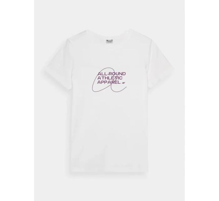 Dámské tričko s potiskem 4F 4FRSS24TTSHF2499-10S Dámské tričko s potiskem 4F 4FRSS24TTSHF2499-10S