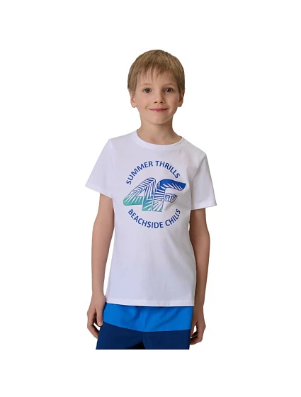 Chlapecké tričko 4F M3284 bílé 4FJWSS26TTSHM3284 10S