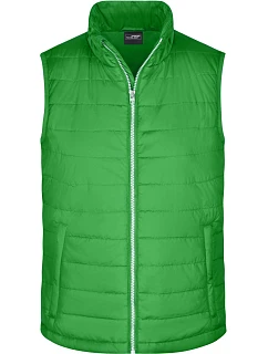 Daiber JN 1136 Pánská prošívaná vesta 02.1136 green