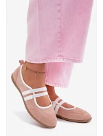 Sportovní baleríny s elastickými pásky Růžové Donatella Sportovní baleríny s elastickými pásky Růžové Donatella