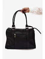 Velká taška z umělé kůže Černá model 22220883 - Flora&Co