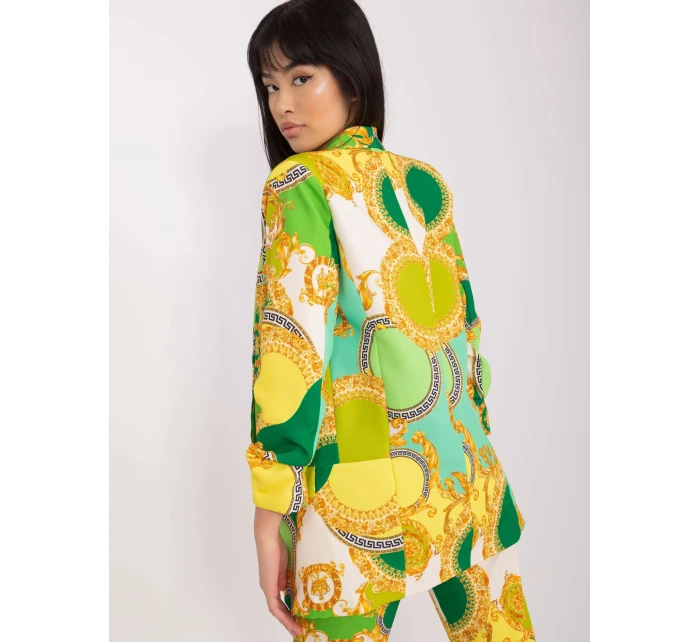 Marynarka DHJ MA jasny zielony model 20087921 - FPrice Marynarka DHJ MA jasny zielony model 20087921 - FPrice