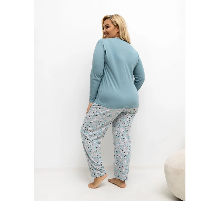 Pyžamo DU KN FP 502.97 tmavě mátové Pyžamo DU KN FP 502.97 tmavě mátové