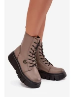 Dámské workery na platformě – tmavě béžové Vinceza 58588 Dámské workery na platformě – tmavě béžové Vinceza 58588