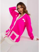 Dámský úpletový set BA KMPL 3017.76P Ecru s neon růžovou - FPrice