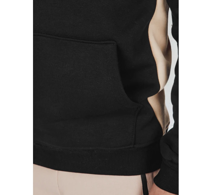 Pánská základní mikina s kapucí béžová FashionStreet BX5880