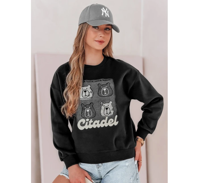 Dámská oversize mikina s  černá model 21988113 - Dstreet