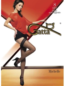 Samodržící punčochy Gatta Michelle nr 04 lycra 8 den
