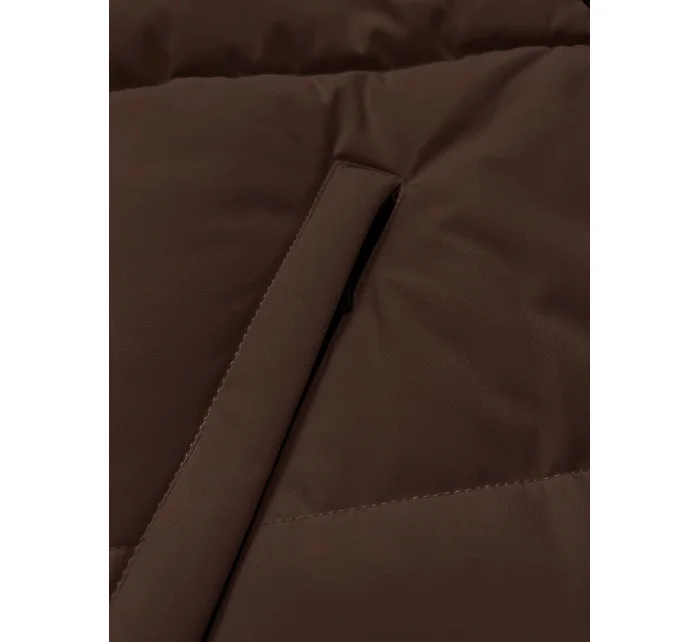 Dámská zimní bunda v barvě s odepínací kapucí model 21248241 - S'WEST