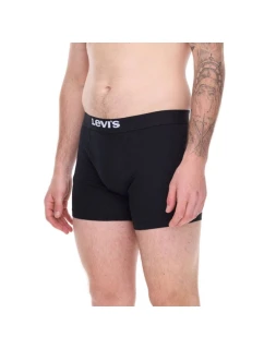 Pánské boxerky Levi's Boxers 3-Pack černé bavlna