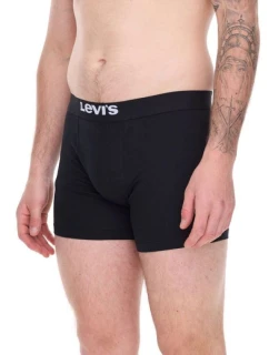 Pánské boxerky Levi's Boxers 3-Pack černé bavlna