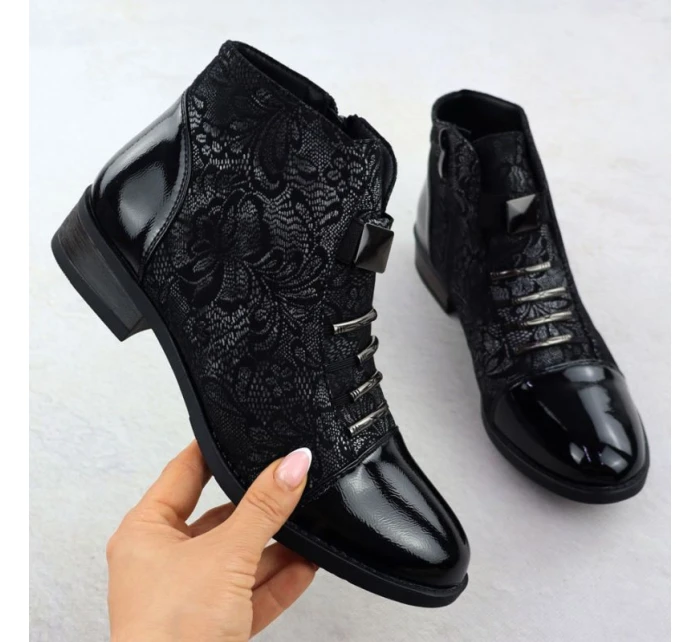 Dámské boty s černé model 22014901 - Sabatina