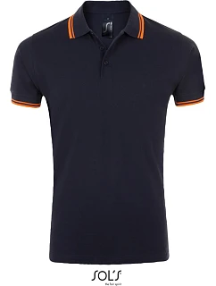 SOL'S Pasadena Men Pánské piqué polo 25.0577 french navy/neon orange