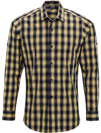 Premier PR 250 Popelínová košile s dl. rukávem "Mulligan" 39.0250 camel/navy Premier PR 250 Popelínová košile s dl. rukávem "Mulligan" 39.0250 camel/navy
