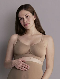 Seamless podprsenka na kojení moldovaná 5096 dusty rose - Anita Maternity