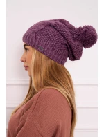 Fleecová čepice Carolina K243 tmavě růžová Fleecová čepice Carolina K243 tmavě růžová