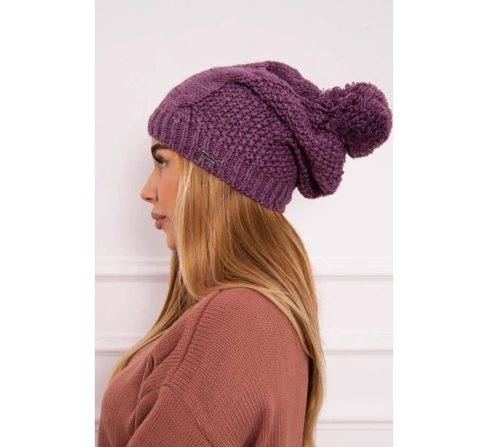 Fleecová čepice Carolina K243 tmavě růžová Fleecová čepice Carolina K243 tmavě růžová