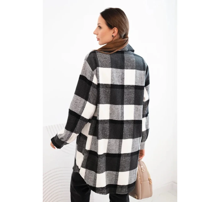 Dámská kostkovaná košile grafitová Dámská kostkovaná košile grafitová