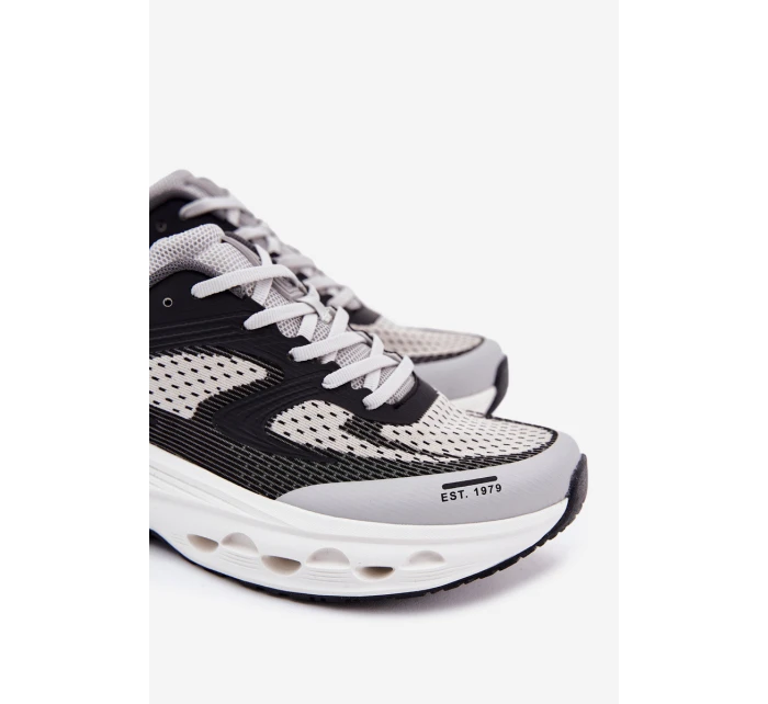 Pánské Sportovní Boty Na Platformě Big Star RR174023 Hi-Poly System Šedé Pánské Sportovní Boty Na Platformě Big Star RR174023 Hi-Poly System Šedé