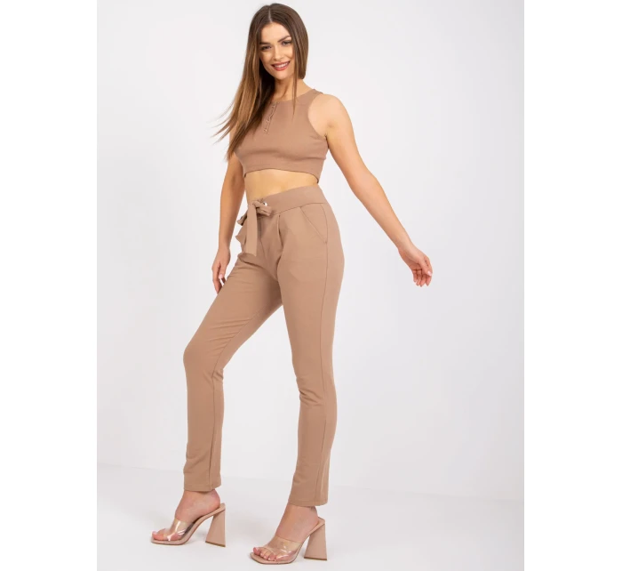 Tepláky RV DR 7459.01X světle hnědá