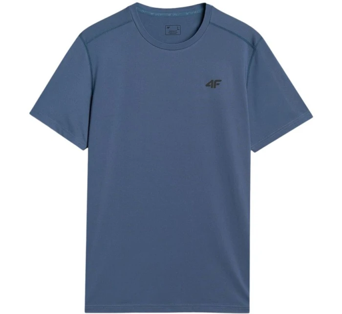 Pánské tričko 4F FNK M1521 denim 4FWAW25TFTSM1521 32S pánské Pánské tričko 4F FNK M1521 denim 4FWAW25TFTSM1521 32S pánské