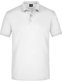 JN 710 Pánské elastické piqué polo model 22488576 white - Daiber