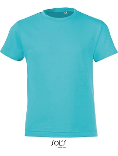 SOL'S Regent Fit Kids Dětské tričko 25.1183 atoll blue
