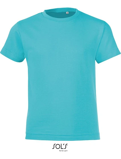 SOL'S Regent Fit Kids Dětské tričko 25.1183 atoll blue SOL'S Regent Fit Kids Dětské tričko 25.1183 atoll blue