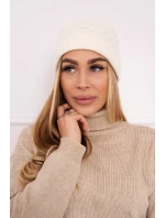 Fleecová čepice K204 ecru Fleecová čepice K204 ecru