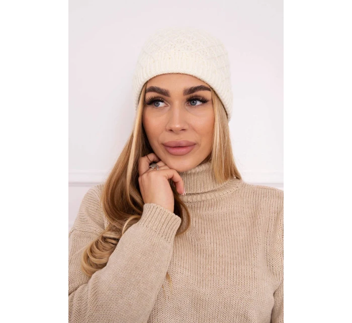 Fleecová čepice K204 ecru Fleecová čepice K204 ecru