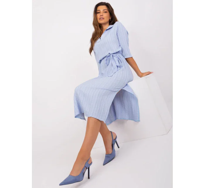 Sukienka LK SK 509342 1.51P jasny niebieski