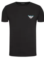 Pánské triko krátký rukáv - 110853 2R525 00020 - černé - Emporio Armani