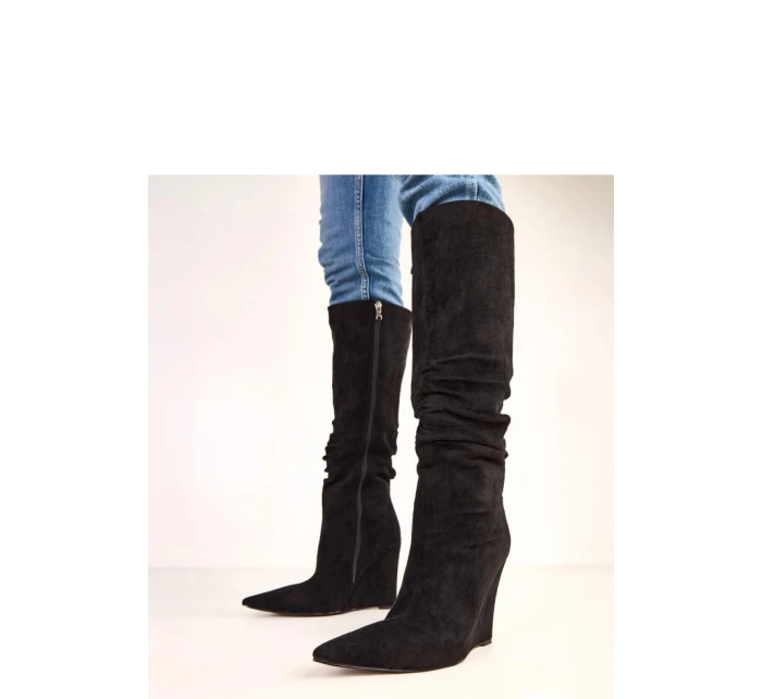 Kozačky na klínech  model 220576 Solea