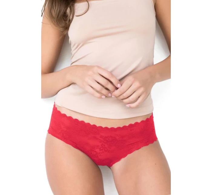 Dámské kalhotky Bellie red - JULIMEX