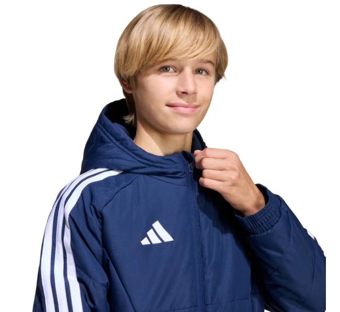 Dětská zimní bunda adidas Tiro 26 tmavě modrá KA8026 Dětská zimní bunda adidas Tiro 26 tmavě modrá KA8026