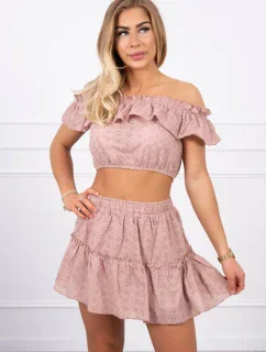 souprava s halenkou s puntíky model 18746821 - K-Fashion