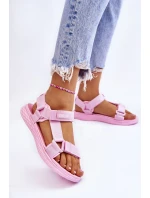 Dámské sandály Big Star model 21609167 Růžové - Big Star Shoes Dámské sandály Big Star model 21609167 Růžové - Big Star Shoes