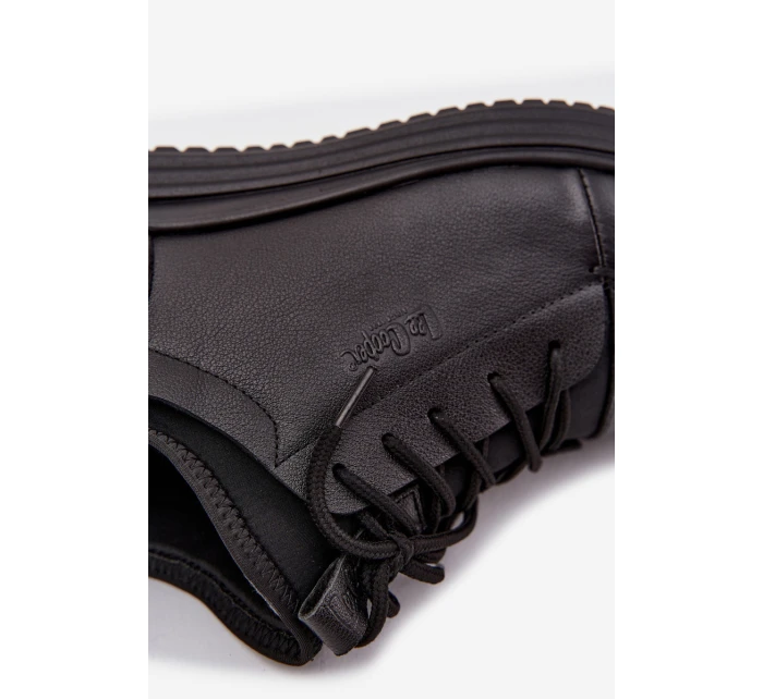 Kožené pánské polobotky model 21718250 Černé - Lee Cooper Kožené pánské polobotky model 21718250 Černé - Lee Cooper