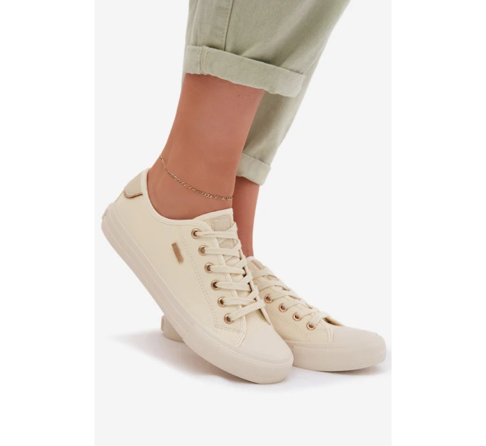 Dámské tenisky Big Star model 22016655 Světle béžové - Big Star Shoes