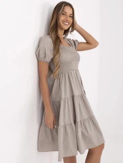 Sukienka MI SK model 21142145 ciemny bezowy - FPrice