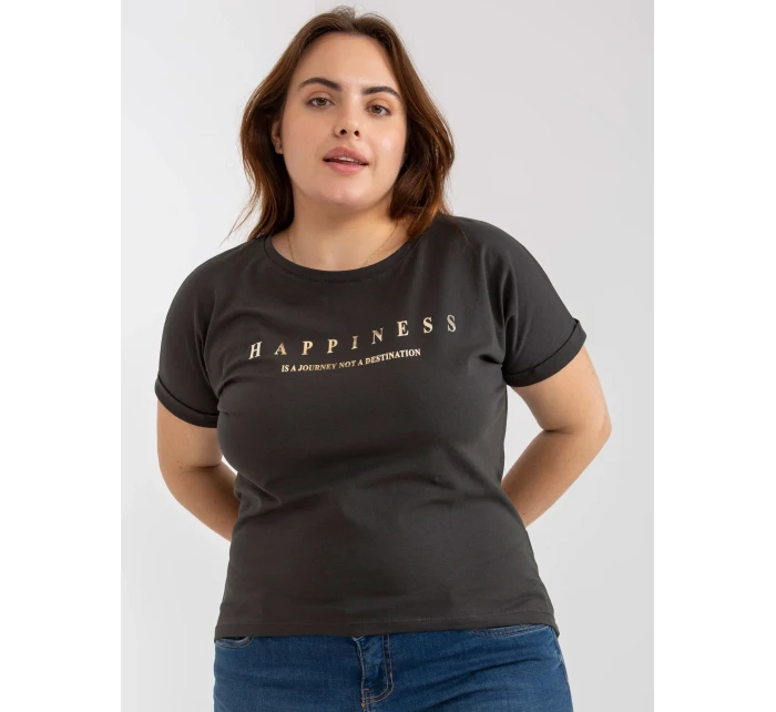 Tričko RV TS 7776.02P tmavá khaki