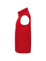 Trail softshellová vesta pánská červená