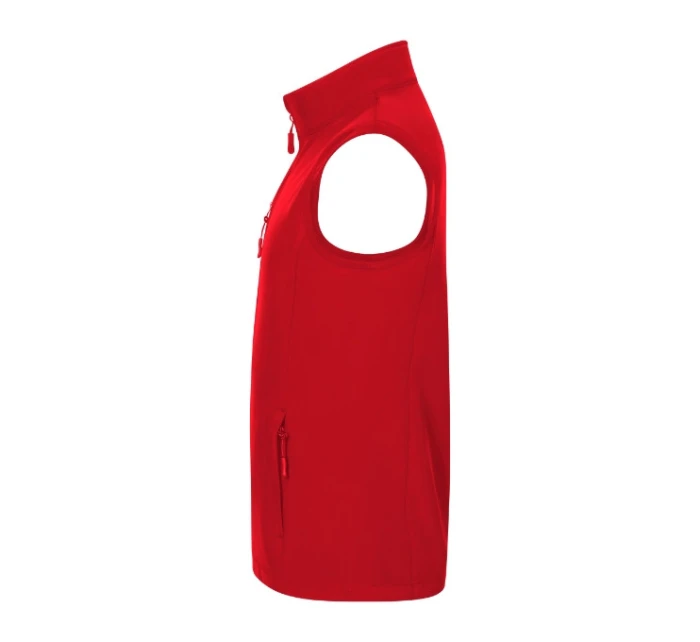 Trail softshellová vesta pánská červená