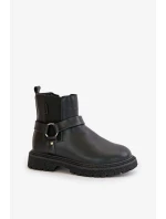 Dámské kotníkové boty 00274A128 Černá - Big Star