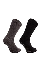 Pánské domácí ponožky 21460 černé - WiK Pánské domácí ponožky 21460 černé - WiK