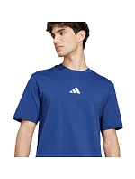 Pánské tričko Essentials Small Logo Single Jersey modré model 21417567 pánské - ADIDAS