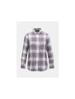 Bavlněná flanelová košile Peak Performance W fialovo-bílá kostkovaná Bavlněná flanelová košile Peak Performance W fialovo-bílá kostkovaná