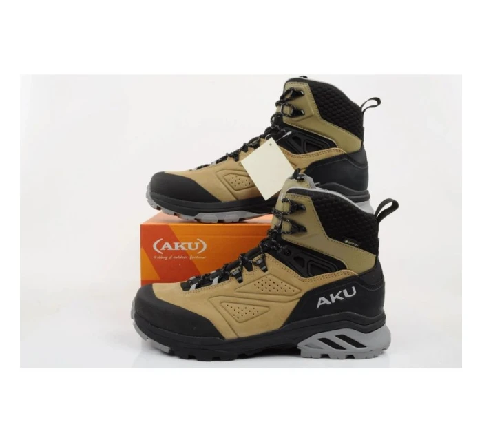 Aku pánská turistická kotníková obuv Reactive Gore-tex béžová